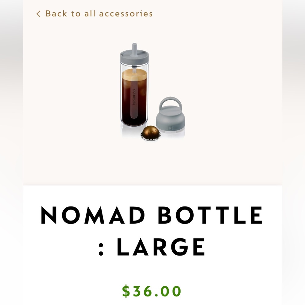 Nespresso Large Nomad